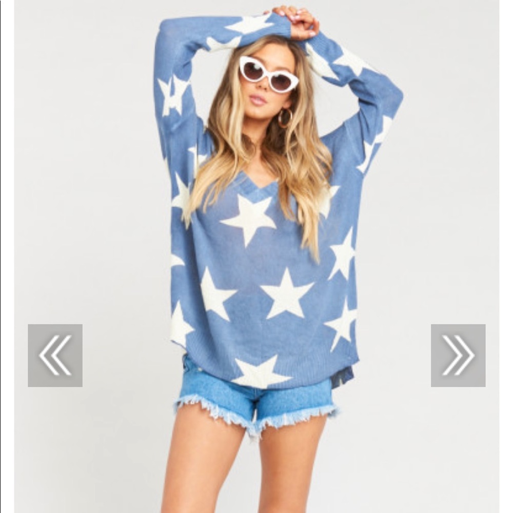 NEW Show Me Your Mumu CLIFFSIDE SWEATER STAR GAZE
